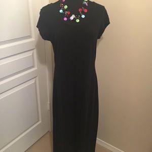 Isaac Mizrahi Cap-Sleeved Maxi